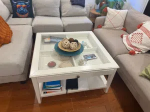 Coffee Table with Glass Top