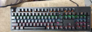 RGB Mechanical Keyboard Blue Switches Metal Frame Quick sale