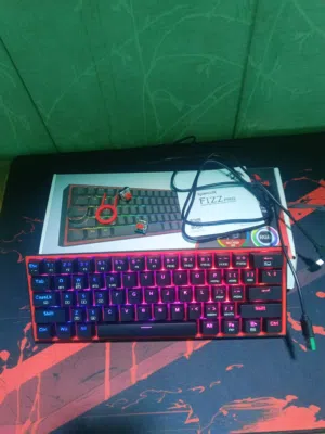 كيبورد Fizz pro ماوس VXR R1 SE  مستخدمات فقط 3 ايام مع كامل ملحقاتهن