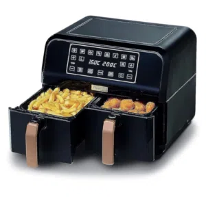 Kenwood Digital Twin Air Fryer 8L Dual Basket DualZone Technology Black HFP70.000BK