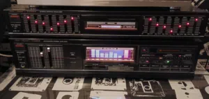 امبلفير مع اكولايزر ماركه فيشر fisher amplifier antegrade . equalizer