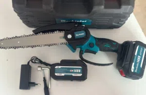 منشار 8 انش صناعي تقليم شجر قطع اغصان حطب بطاريتين 25 دينار واصل جوا عمان