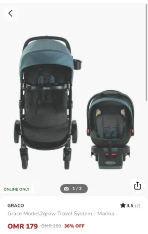 عربة اطفال جراكو Graco modes 2 grow