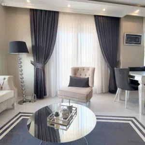 أقمشة اللنن ذات جودة عالية وملمس ناعم متعددة الألوان  للستائر تصاميم 2026