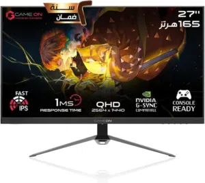 شاشة جيمنج للبيع تنفع للسوني5 gameon gop27 qhd 165 ips 2k . ........................................