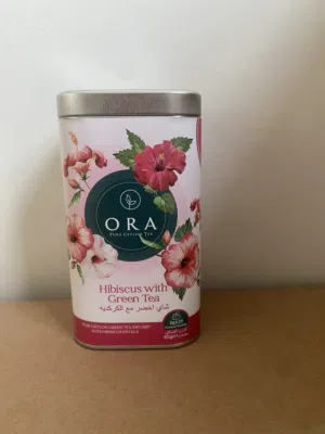 شاي اخضر مع الكركديه / Hibiscus with Green tea