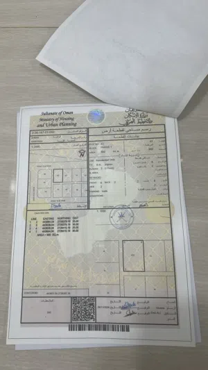 كورنر مساحتها 900 متر في شناص / كديران