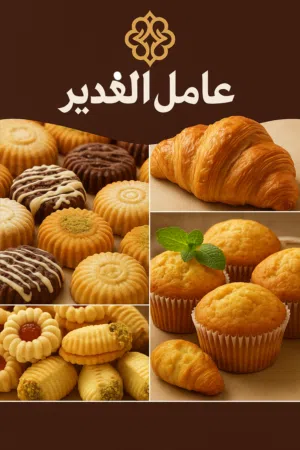 معمل الغدير لجميع انواع المعجنات والوجبات للافراح والمناسبات
