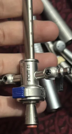 Rigid Cystoscope Sheath 21 Fr ماركة: Richard wolf  للبيع استعمال خفيف