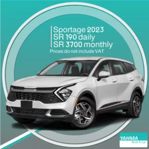 Kia Sportage 2023 for rent in Khamis Mushait - Free delivery for monthly rental