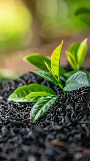 شاي أوراق طبيعي 100٪ عضوي، خالٍ من المواد الحافظة، غني بمضادات الأكسدة وذو طعم لذيذ