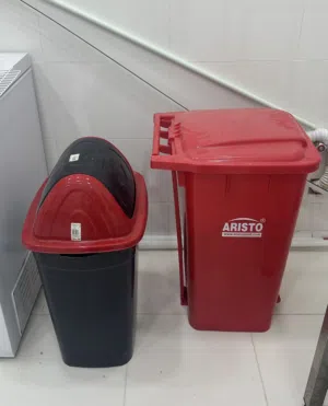 Two big dust bins