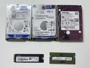 2.5” HDD 500GB 1TB, M.2 NVME 256GB, LAPTOP RAM 8GB DDR4, HDD SSD AND RAM FOR SALE