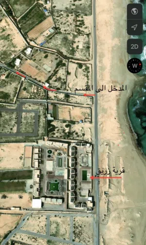 فرصة استثمارية ارض طريق البحر