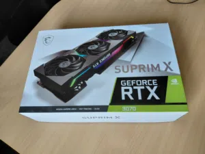 للبيع كرت GPU 3070 MSI SUPRIM X الكرت نظيف جدا مع ملحقاته