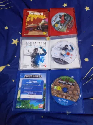 شريت بلاي ستيشن 4 و 3   شريط ماين كرافت سباق الليل وشريط زومبي