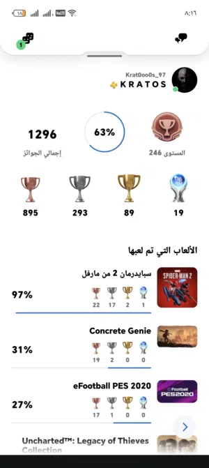 حساب بلاي ستيشن مميز للبيع