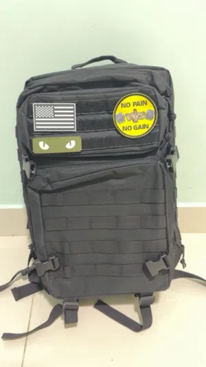 45L Tactical Backpack – Brand New – With Patch Stickers