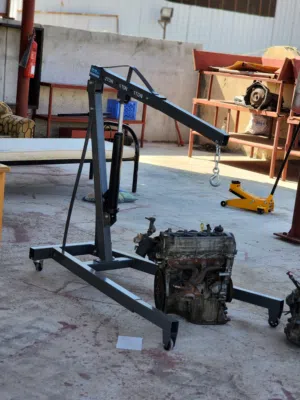 جك رفع وتنزيل مكاين جيرات السيارات جيك جراج ونش هيدروليك تنزيل مكينة جير سيارة قوة 2 طن رافعة كرين