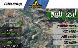 رقم الأعلان (4920) قطعة ارض تجاري  للبيع في السليحي/تل الرمان