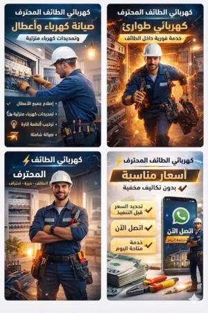 كهربائي الطائف المحترف 