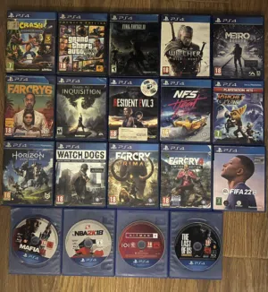 دسكات PS4 للبيع للاستفسار ع الخاص