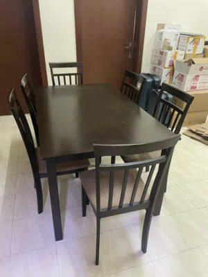 6-Seater Dining Table Set For Sale