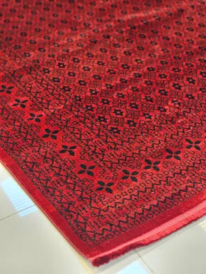 Afghani Design 200cm / 300cm Red Colour Carpet.