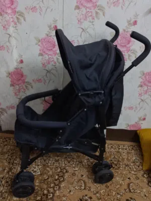 black stroller