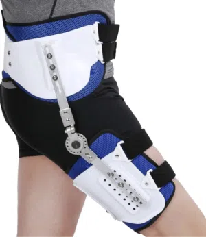 جهاز تثبيت ومفصل الفخذ الطبي ROM Hip Abduction Brace – مستورد – جديد