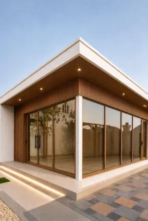 Supply install Glass Rome car parking pergola WPC wall If you want Order Now our service All uae
