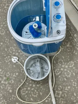 2-in-1 Portable Mini Washing Machine & Shoe Washer (All Attachments)