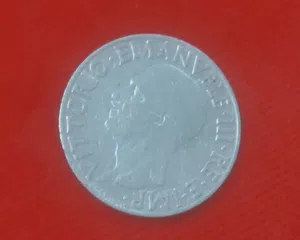 واحد ليره ايطالي 1940 حاله ممتازه الملك فرديناند