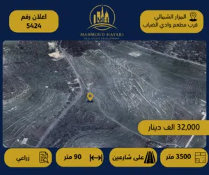 Farm Land for Sale in Irbid Al Mazar Al-Shamali