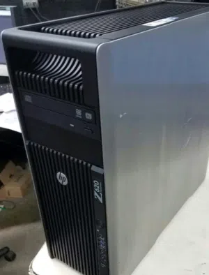 hp workstation z620 64gb ram dual xeon processor 1Tb + 320 gb hdd 2gb ddr5 card