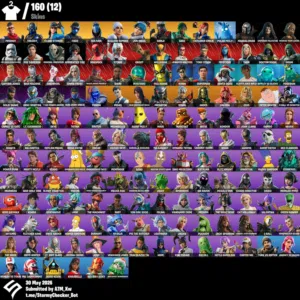 متوفر حسابات فورتنايت بكل الاسعار واغلى حساب ب 10 دينار بس ومتوفر حسابات عشوائيه +200 سكن بارخص سعر