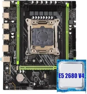 كومبو معالج زيون 2680 V4 مع مذربورد zsus
