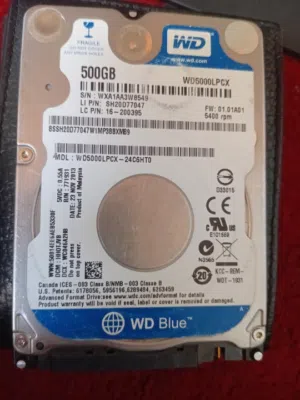 هاردسك لابتوب 500 قيقا مستعمل
