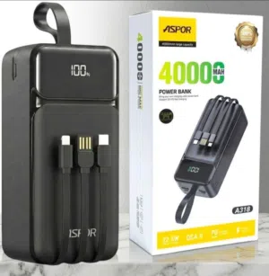 باور بانك 40w / شاحن جيب / باور بانك ASPOR