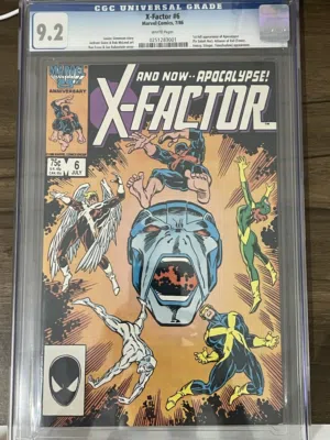 X Factor #6 CGC comic 9.2 near mint condition