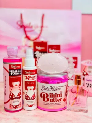مجموعة Smile Heaven Bikini Butter – العناية الفاخرة لبشرة أكثر نعومة وجمال!