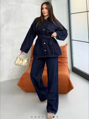 طقم جينز جديد