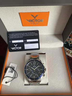 ساعة فيكتور رجالية مع كامل الملحقات /   New Vector luxury watch