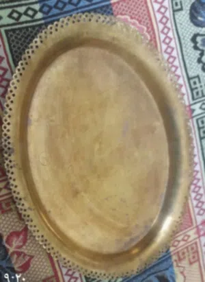 صواني نحاس انتيكا يصلح ان الاستخدام المنزلي او تعليق كمناظر في المنزل على الجدران او على الحيطان