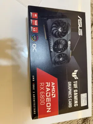 Rx6800 asus oc edition شبه جديد