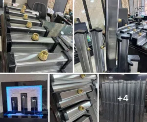 مصبات شلالات استانلس ثقيل مكفول طوب احمر حراري جميع الانواع و طوب بازلت اسود التوصيل مجانب ُ