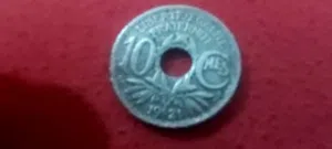 عشره سنت فرنسي قديم جداااا 1921