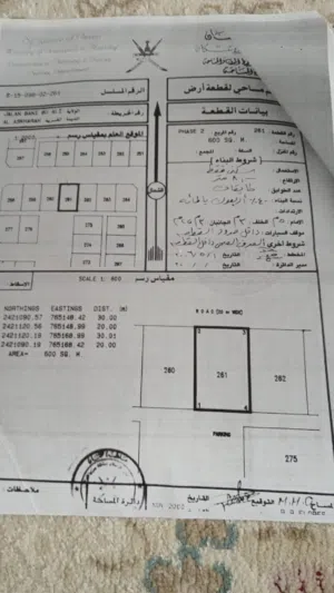 Residential Land for Sale in Al Sharqiya Ja'alan Bani Bu Ali