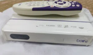 للبيع رسيفر beIN الأصلي بحالة جيدة ويعمل بكفاءة يدعم HDMI و USBيأتي مع الريموت الأصلي