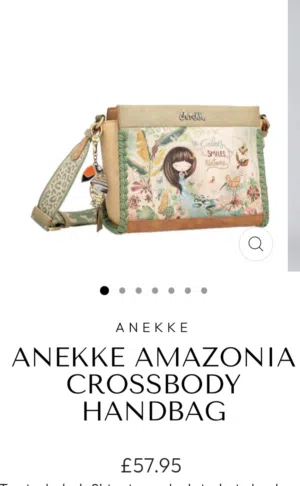 Anekke crossbody bag (NEW)  Amazonia collection W24 x L20 approximately
